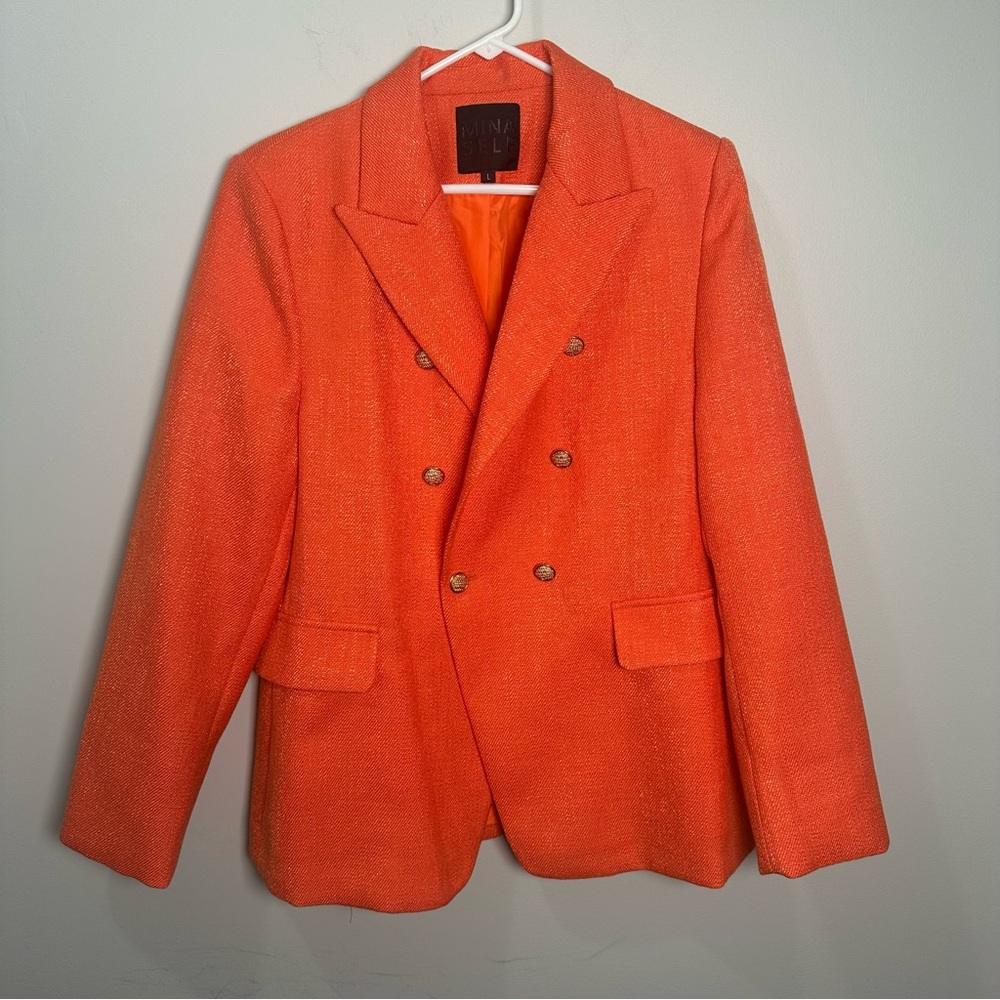 Mina Self luxury Orange Blazer